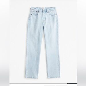 Curve love 90s mid rise straight jean